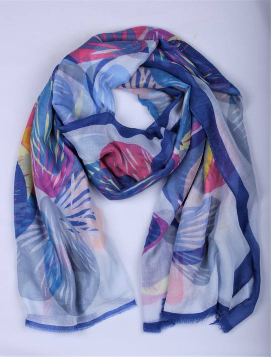 Alice & Lily printed scarf blue Style : SC/4791BLUE